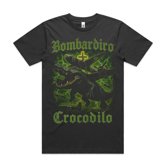 Bombardiro Crocodilo Green Bootleg Shirt