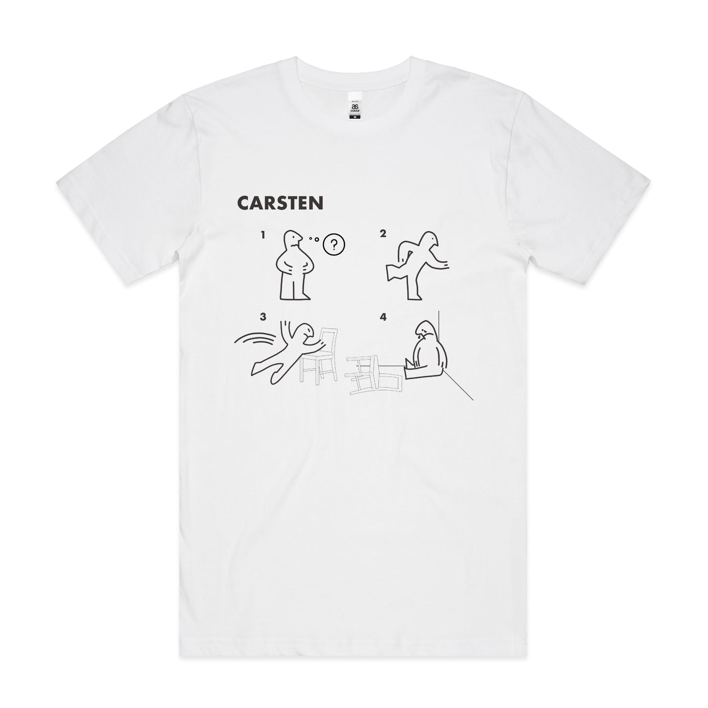 Was ist denn mit Carsten los? Shirt White